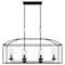 Quoizel Thatcher Linear Chandelier 6 Lights Earth Black THA636EK - alternate 4